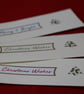10 Christmas Gift tags, with greeting & Christmas tree motif  - Image 2