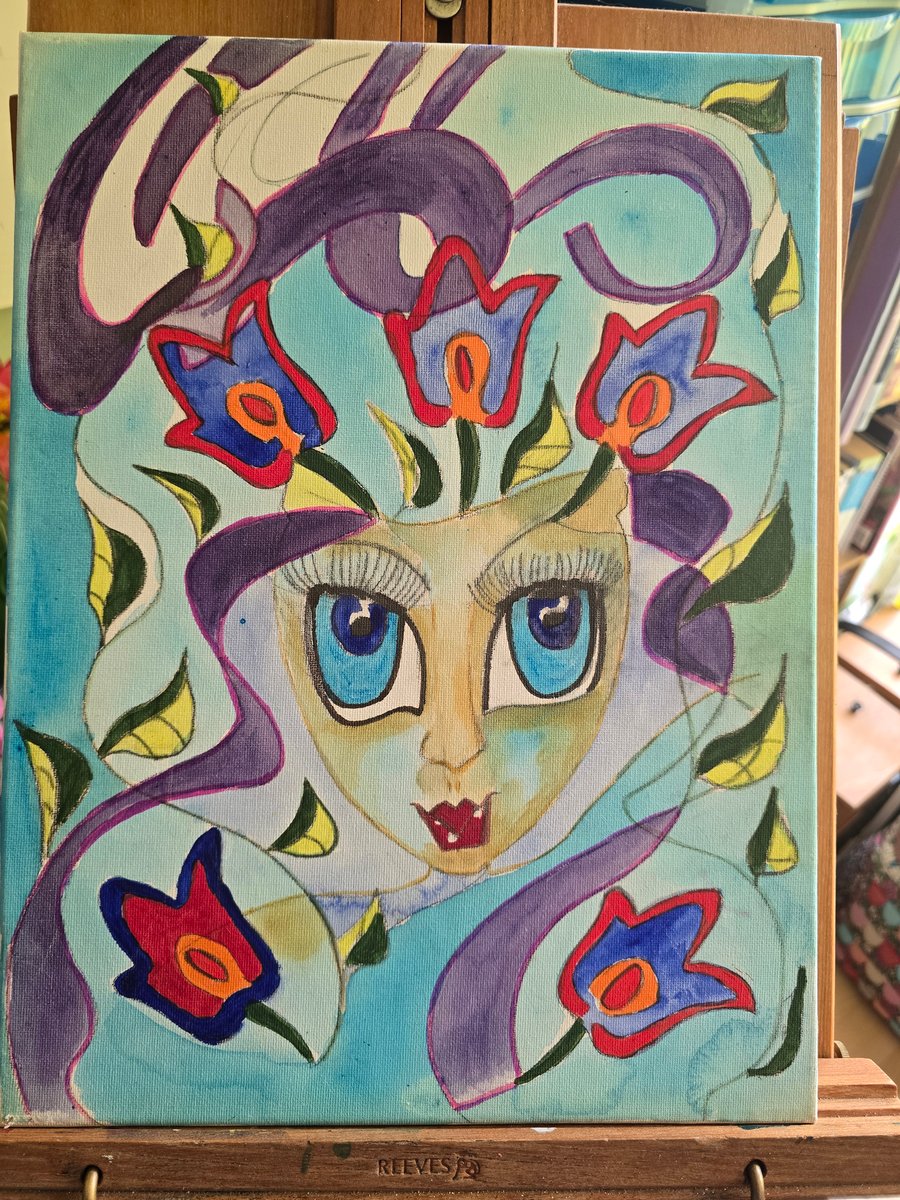 Fairy Acrylic Painting