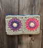 Crochet Colourful Pencil Case Zip Pouch Make up bag