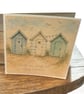 Salty Air, Sandy Toes, Happy Memories Beach Hut Coastal Card - Image 5
