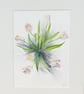Pink Tulip  Spring Flowers Original Watercolour Painting - Image 2