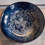 Cyanotype Trinket Dish with Nigella (Folksy121)