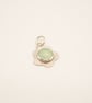 Chrysoprase Daisy Sterling Silver Pendant Handmade   - Image 4