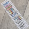 Books of The Bible Bookmark
