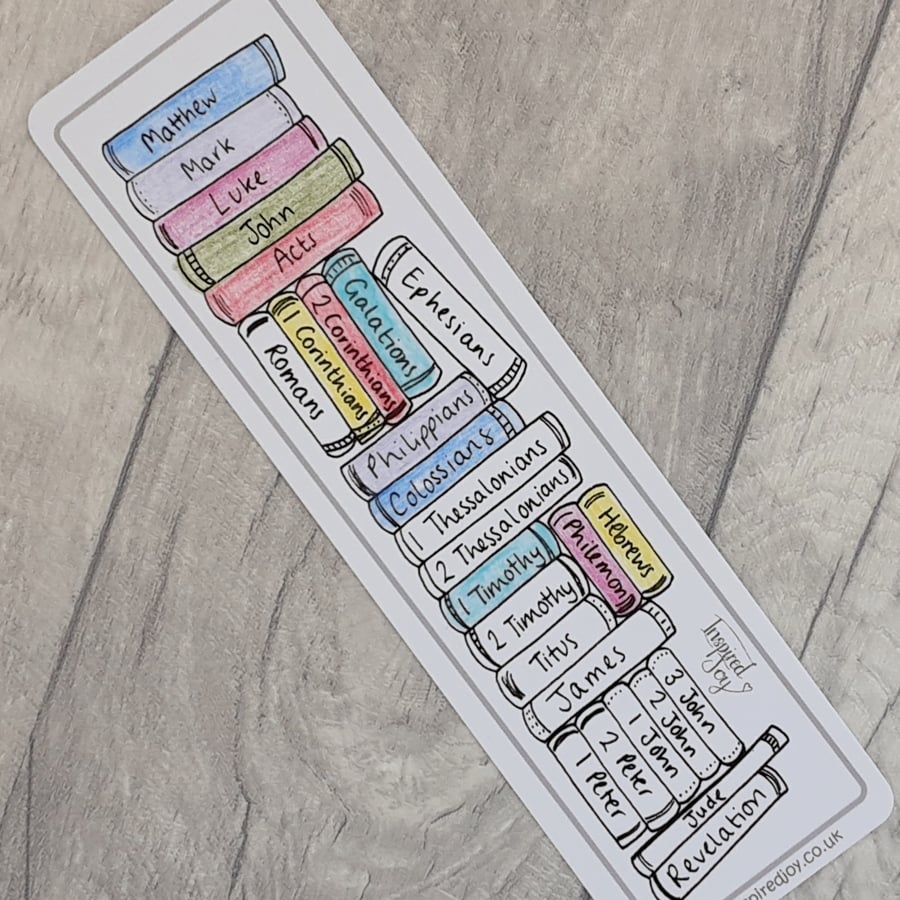 Books of The Bible Bookmark