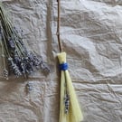 Handmade Mini Besom Broom - Witchcraft Altar Decor - Natural Wood & Botanical Br