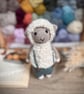 Digital PDF pattern Cottage Style Lamb Amigurumi Crochet Pattern, Woodland Toy