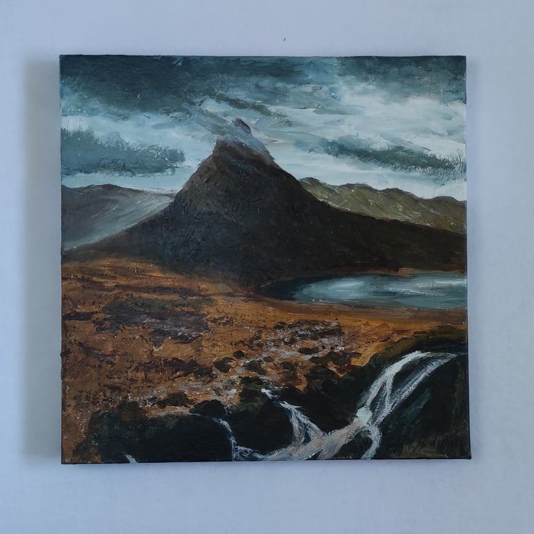 Tryfan, Eryri Snowdonia North Wales Mountain Original Autumn Landscape