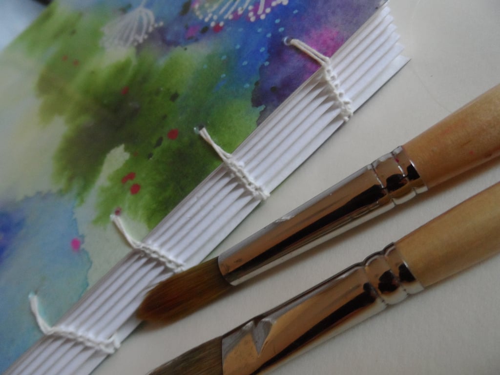 Handmade Coptic stitch book 30