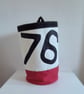 Colourful Upcycled Sailcloth Storage Baskets – Large Laundry and Toy Baskets - Image 3