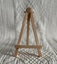 Miniature Tea Dyed Free Motion Embroidered Landscape on Easel  - Image 2