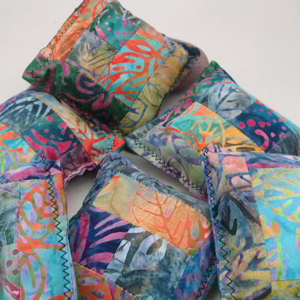 Handmade Batik Cotton Patchwork Pincushion