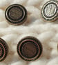 15mm 24L buttons Antique Brass. - Image 4