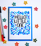 New Baby Card, Hello Little One New Born Card, Parents To Be Card, Adoption Card - Image 5