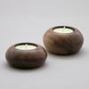 Black walnut tea light holder