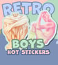 RETRO BOYS SICKERS