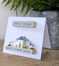 New Home Card With Removable Wooden Cottage Gift - Image 2