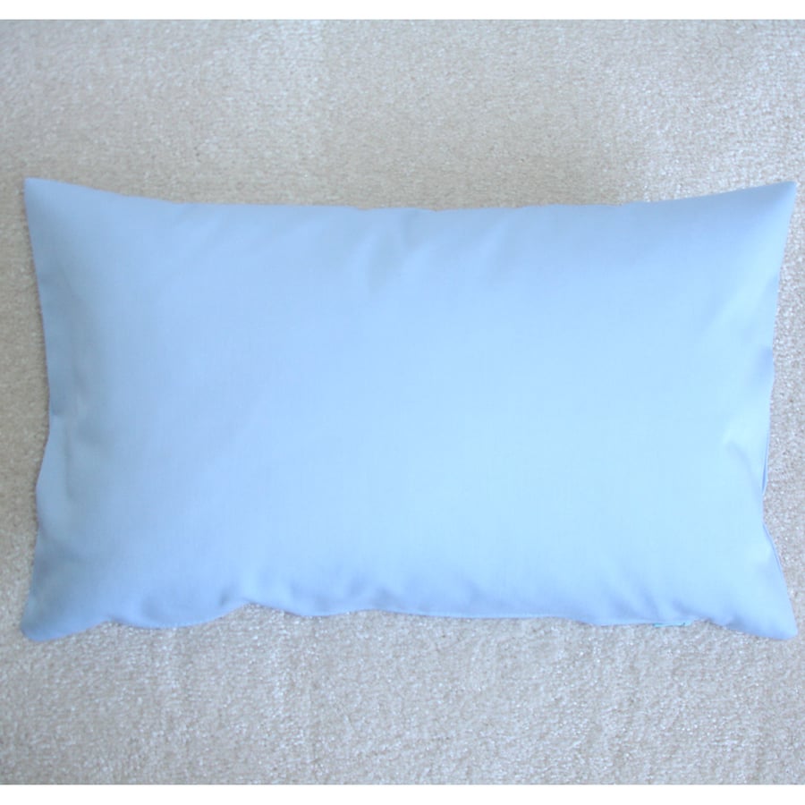 Tempur Travel Pillow Cover Blue 16"x10" 16x10 Light Sky Blue