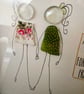 Always My Sister Forever My Friend Sea Glass & Vintage China Shadow Box - Image 3
