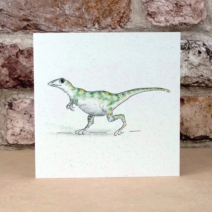 Dinosaur Card Blank Card  Eco Friendly