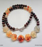 Designer Carnelian & Pietersite Necklace - Image 5