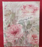 A6 Notebook Roses and Butterflies