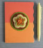 Hand Embroidered Bright Flower Notebook Set - Image 1