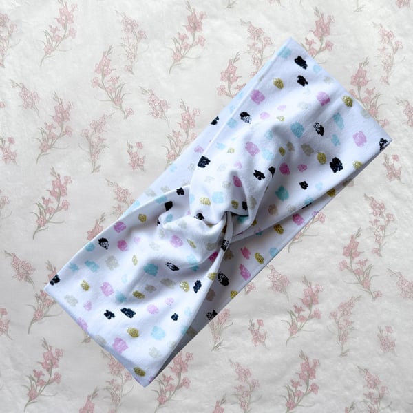 Women's Twist Knot Headband-Hairband Knot-Jersey Twist Headband-HA016