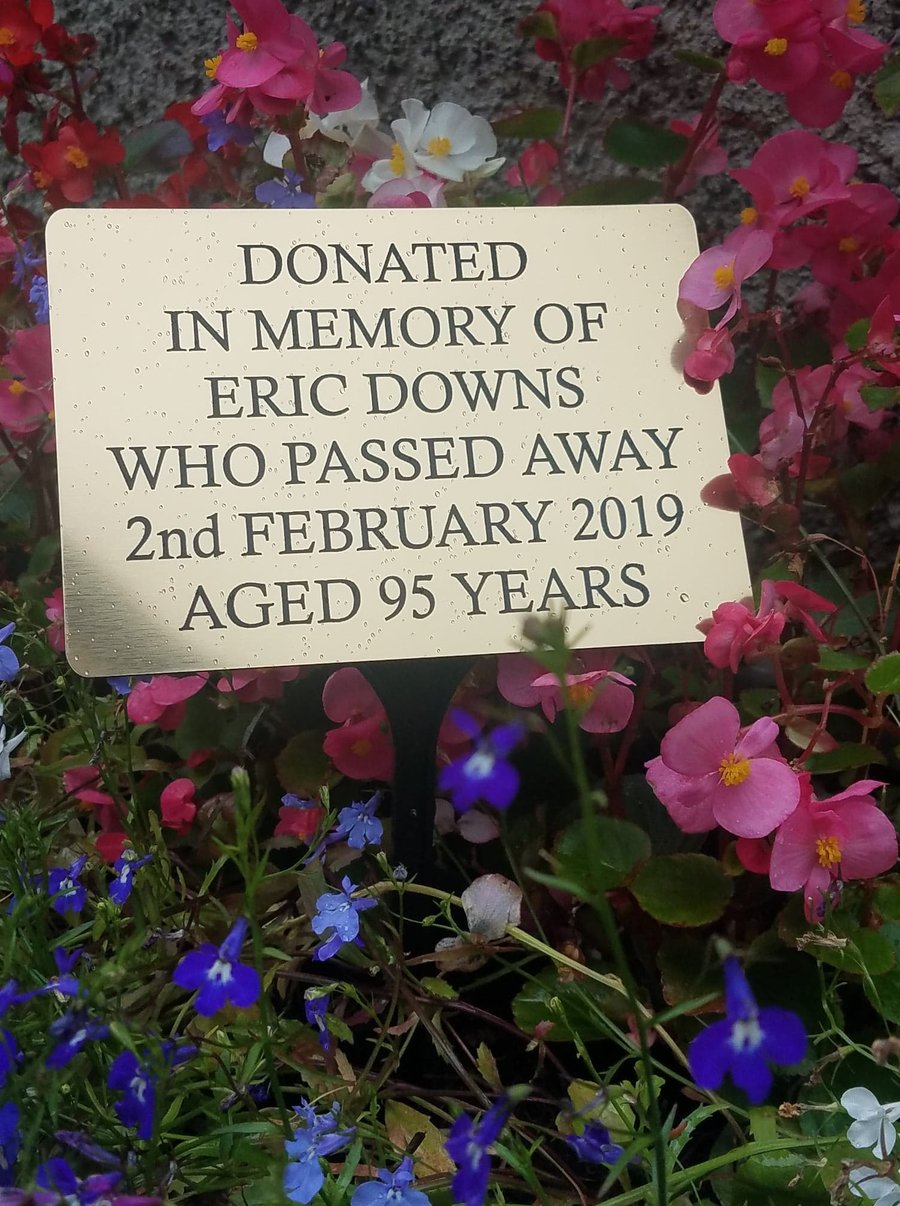 Engraved Memorial Tree Plaque Grave Marker Cemetery Garden Grave Plaque Ornament