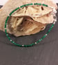 Green Quartzite and Sterling Silver Bracelet with Your Choice of Charm