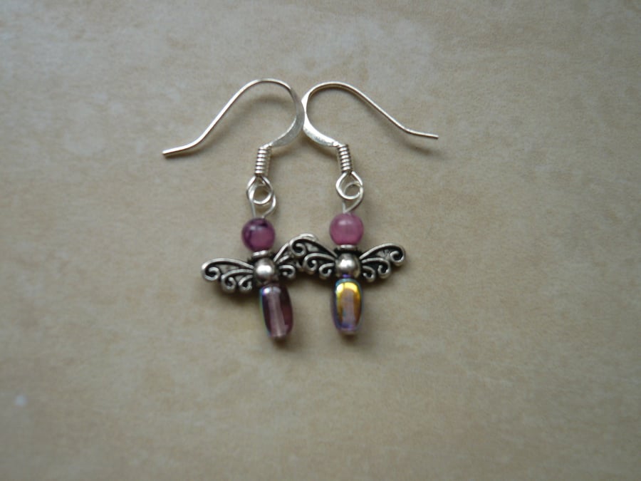 Small Angel Earrings