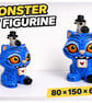 Monster Cat Figurine - 80 - 150 - 60mm