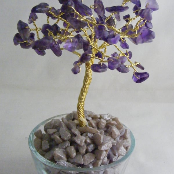 Amethyst Gemstone Tree
