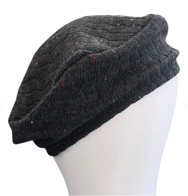 charcoal grey beret