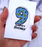9th Birthday Cross Stitch Card for Boys or Girls - Age 9 Greeting Card - Image 9