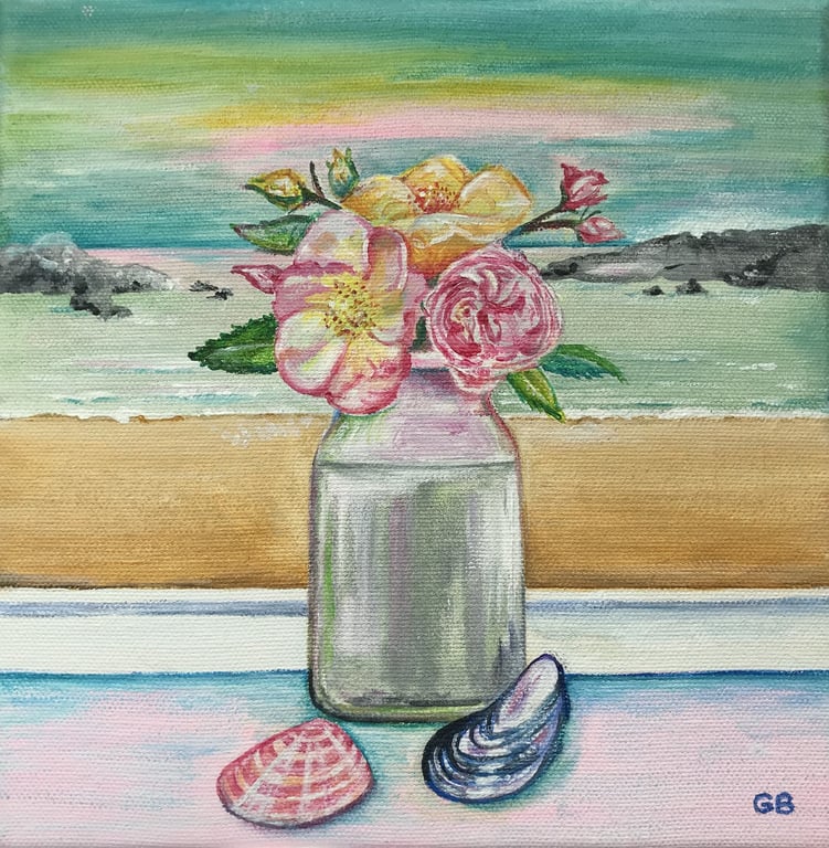 Coastal Painting, Original Painting, Acrylics,  'The Calm After the Storm.