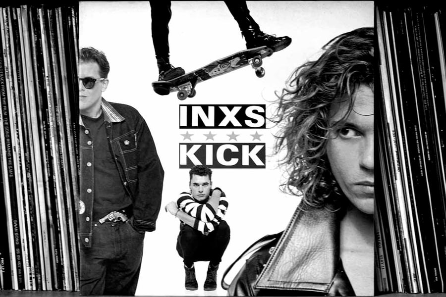 INXS Kick LP Album Front Cover Photograph Print