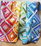 Large Rainbow Patchwork Quilt - Image 2