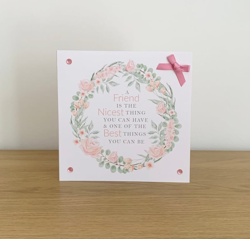 Special Friend Floral Birthday Card
