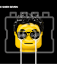 SHED SEVEN - Liquid Gold - Lego-inspired Album Cover - 5 x 5 - Mounted