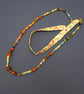 Textile Bead Necklace - Image 1