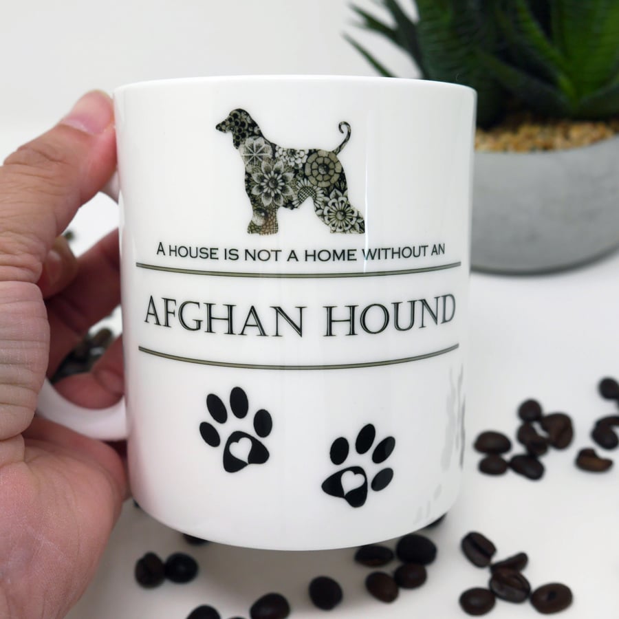 Afghan Hound, Afghan Mug, Sighthound, Afghan Gift, Hound Gift, Afghan Mug, Dog L