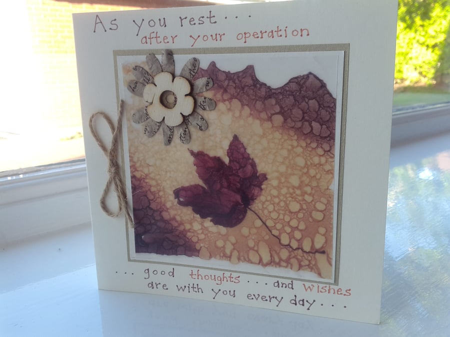 Post op get well card