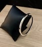 "Equilibrium" - Heavy Sterling Silver Bangle - Made to any size - 4mm Square