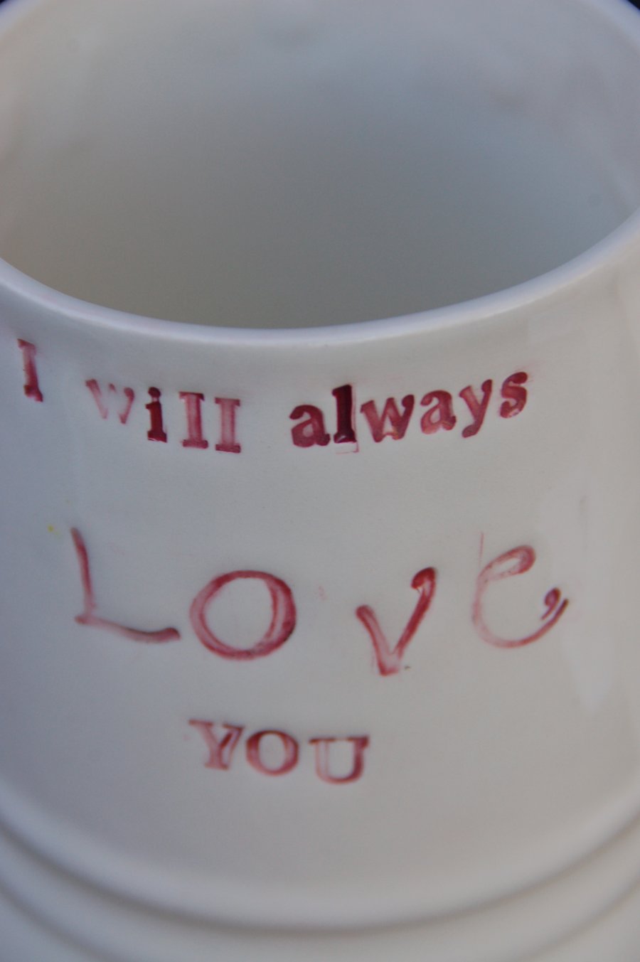 valentine 'I love you' mug 