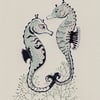 Seahorse Greetings Card