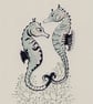 Seahorse Greetings Card - Image 1