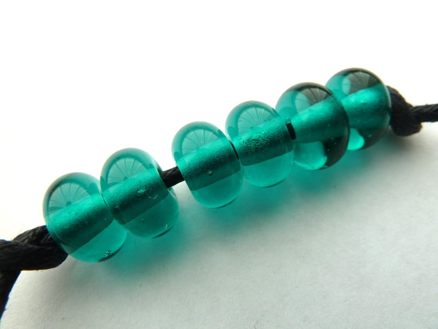 teal spacer beads