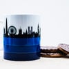 London Skyline coffee mug silouettes iconic famous landmarks buildings souvenir 