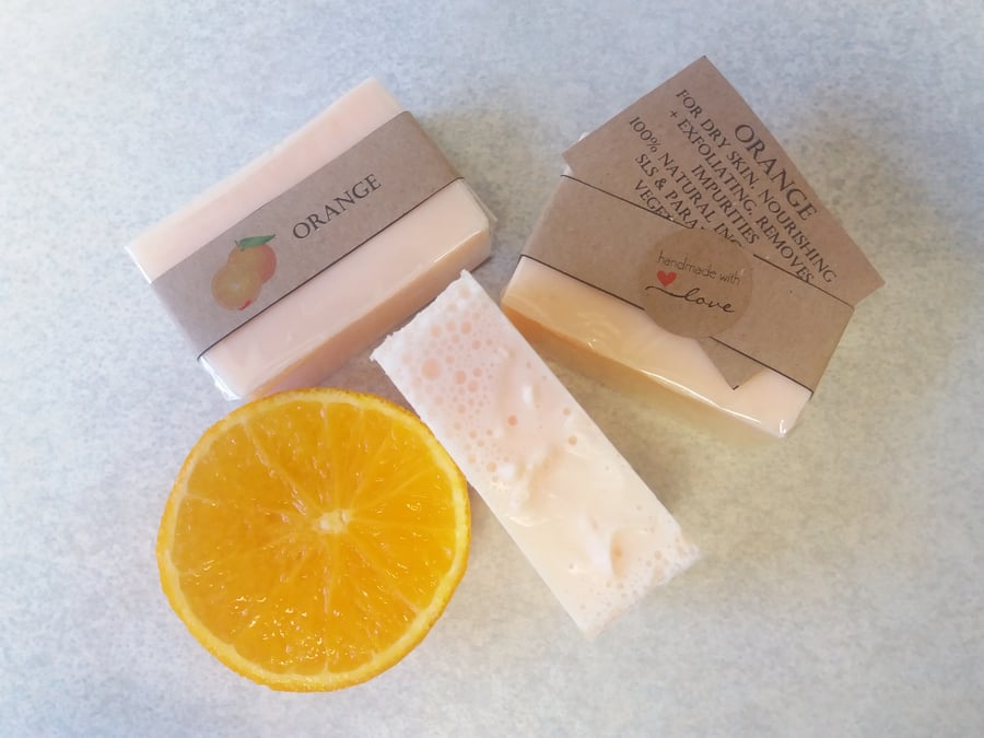 Sweet Orange soap, 100% ntural